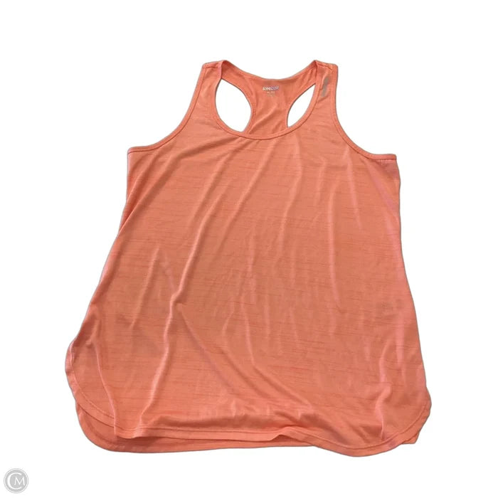 Athletic Tank Top By Reebok In Orange, Size: Xl