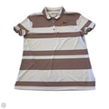 Athletic Top Short Sleeve By Nike Apparel In Brown, Size: L
