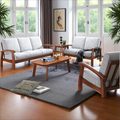 Aura Wooden Sofa Set