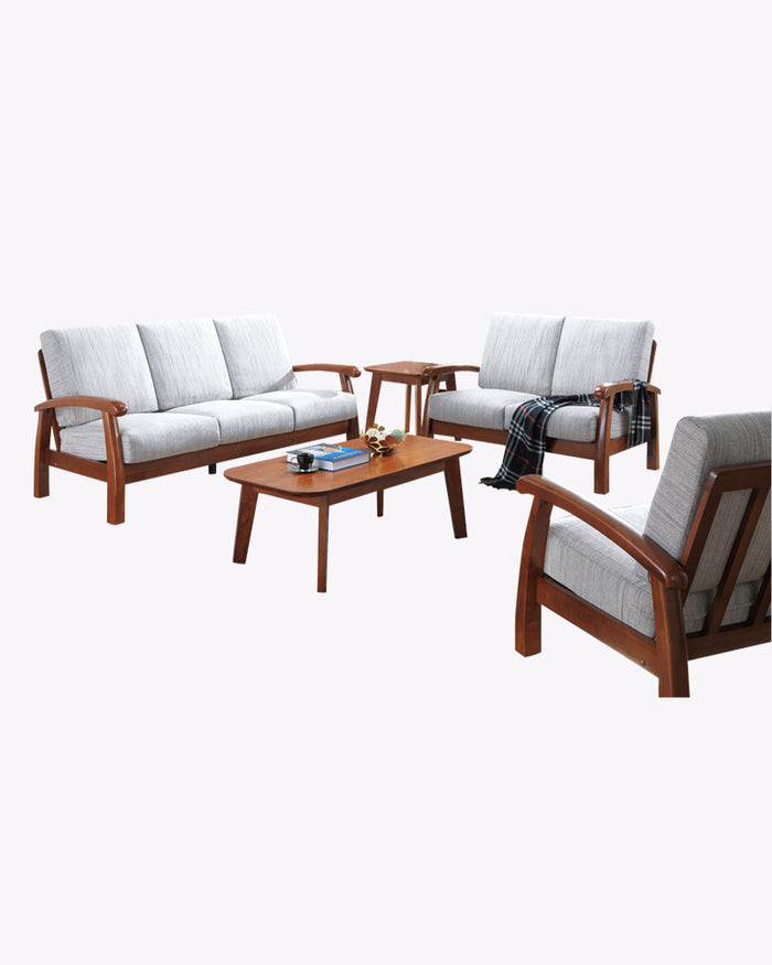 Aura Wooden Sofa Set