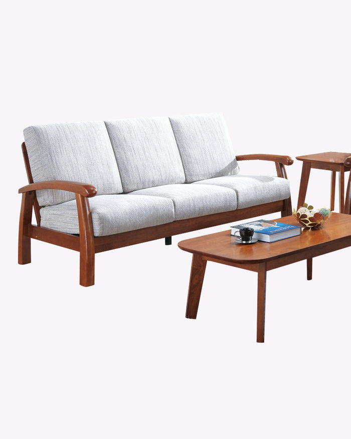 Aura Wooden Sofa Set