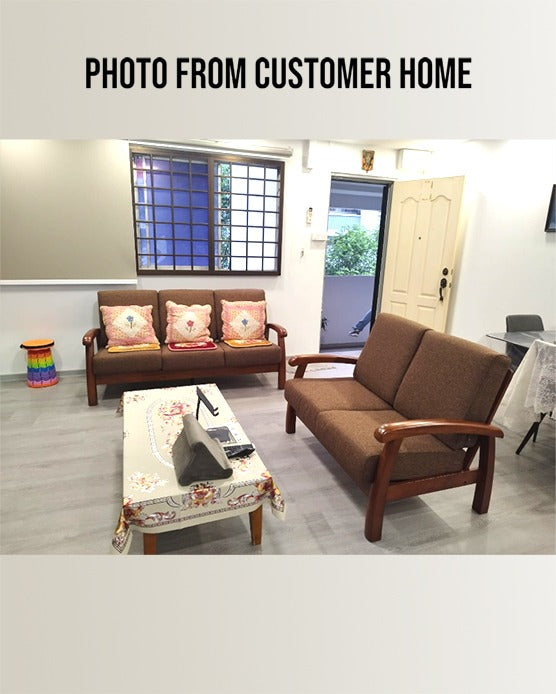 Aura Wooden Sofa Set