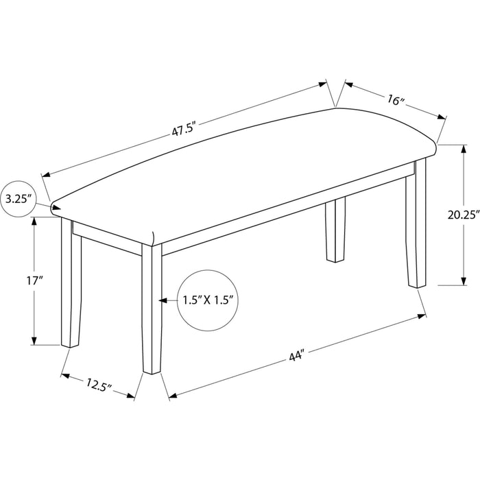 Bench - Black/Espresso