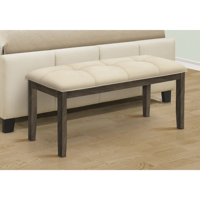 Bench - Cream/Grey