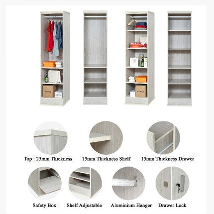 Bendra Open Door Wardrobe - 2