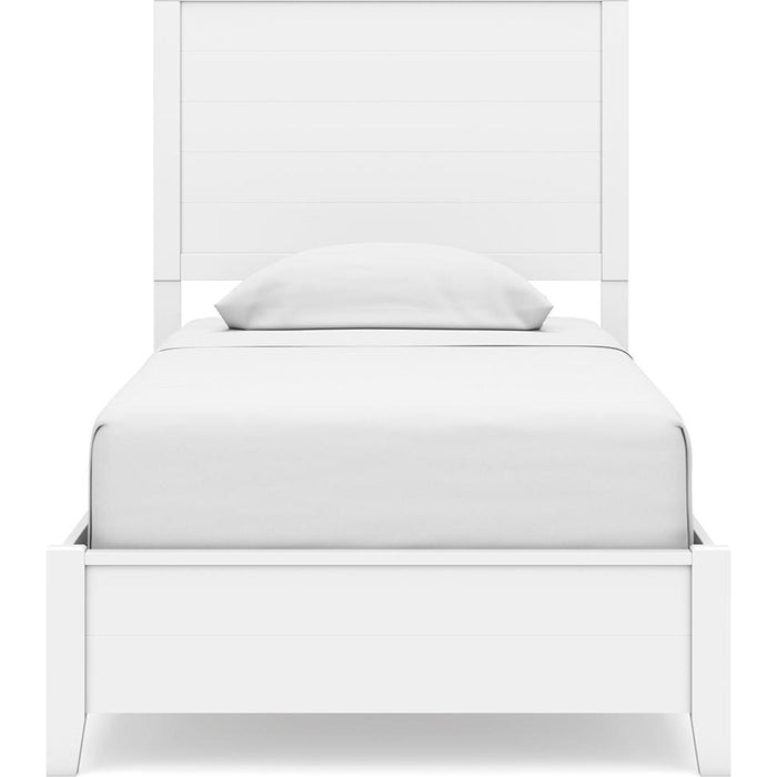 Binterglen Twin Panel Bed - White