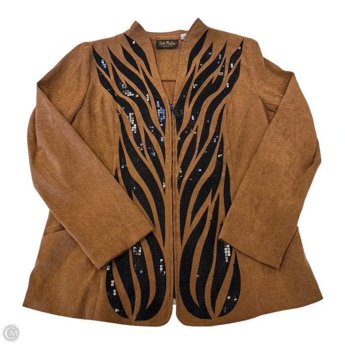 Blazer By Bob Mackie Qvc In Animal Print, Size: M