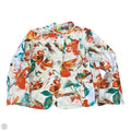 Blazer By Chicos Private Collection In Floral Print, Size: L