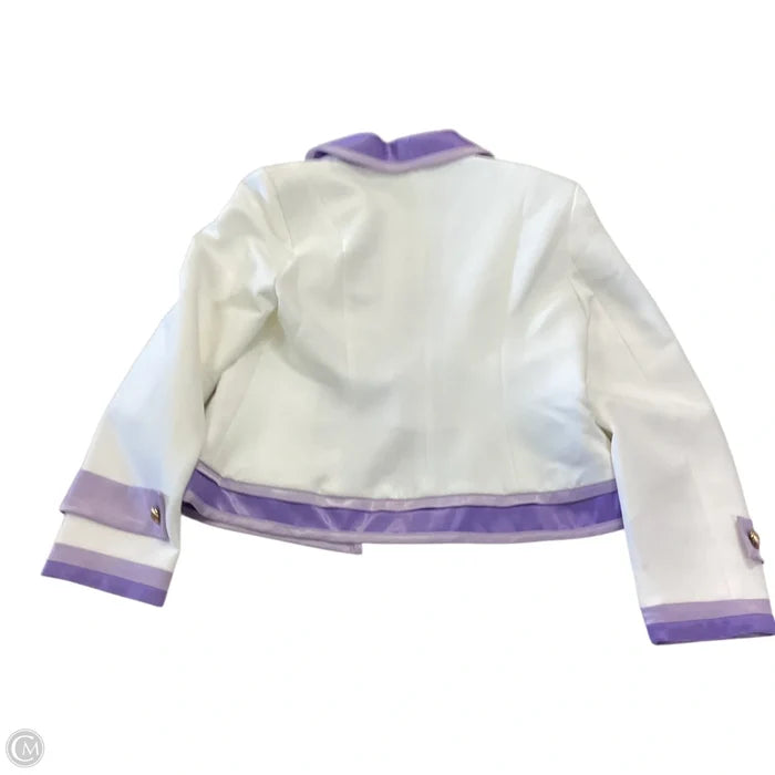 Blazer By Clothes Mentor In White, Size: S