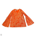 Blouse Long Sleeve By Michael By Michael Kors In Orange, Size: Xs