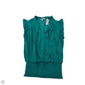 Blouse Short Sleeve By Clothes Mentor In Green, Size: Xs