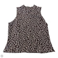 Blouse Sleeveless By Anthropologie In Animal Print, Size: S