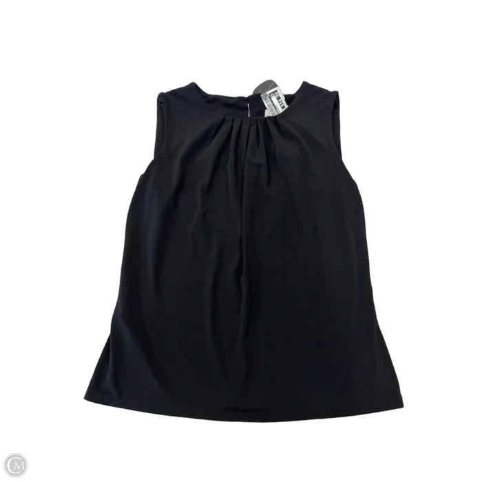 Blouse Sleeveless By Calvin Klein In Black, Size: Xs