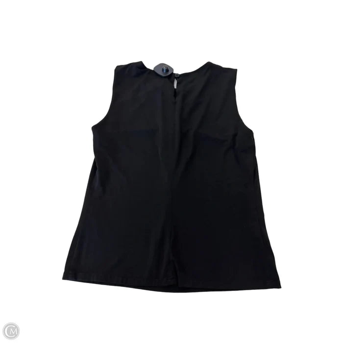 Blouse Sleeveless By Calvin Klein In Black, Size: Xs
