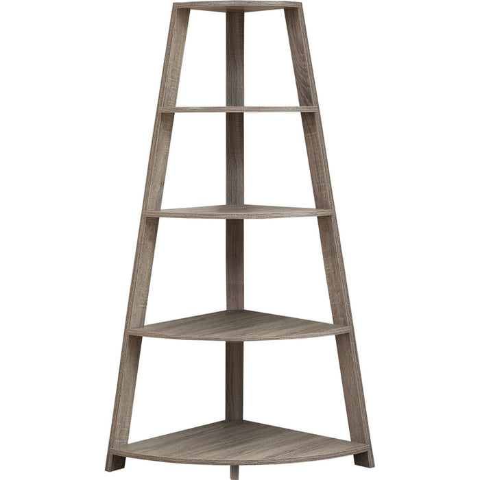 Bookcase - 60"h - Corner Accent Etagere