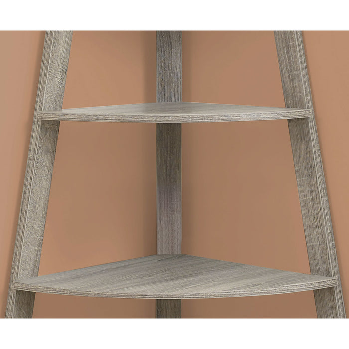 Bookcase - 60"h - Corner Accent Etagere