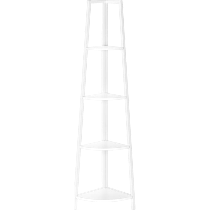 Bookcase - 60"h - Metal Corner Etagere