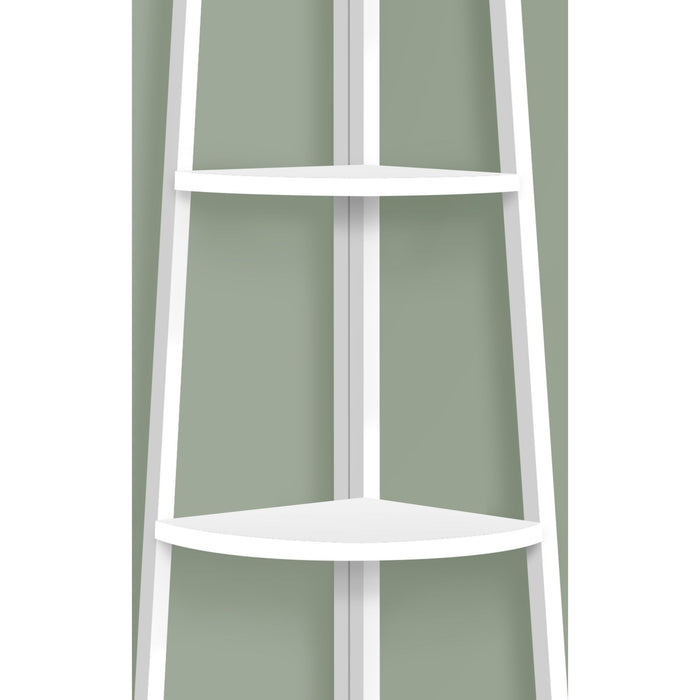 Bookcase - 60"h - Metal Corner Etagere