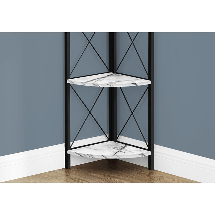 Bookcase - 60"h - Metal Corner