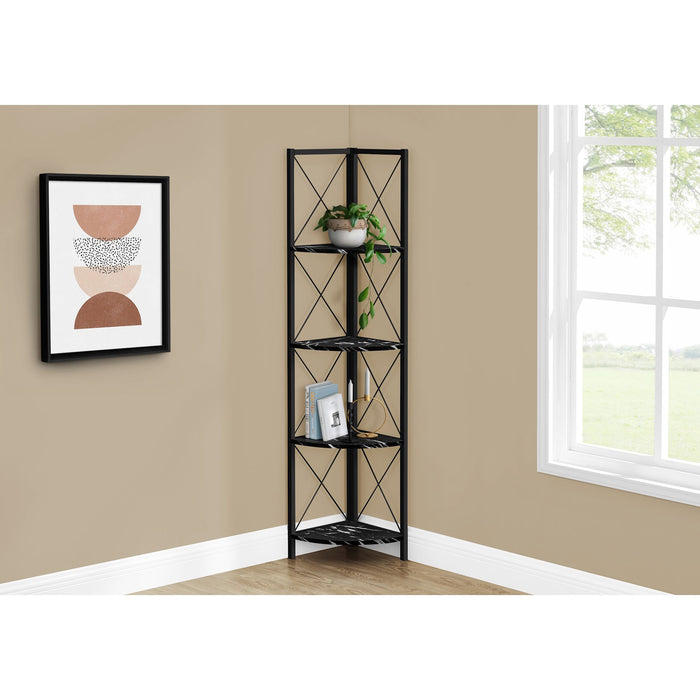 Bookcase - 60"h - Metal Corner