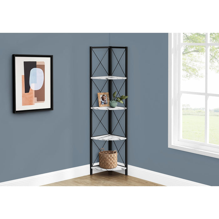 Bookcase - 60"h - Metal Corner