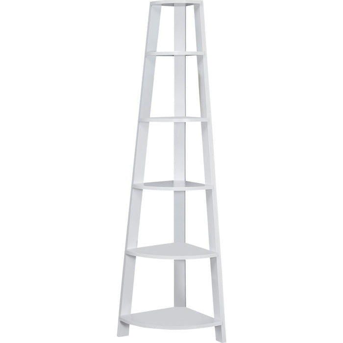 Bookcase - 72"h - Corner Accent Etagere
