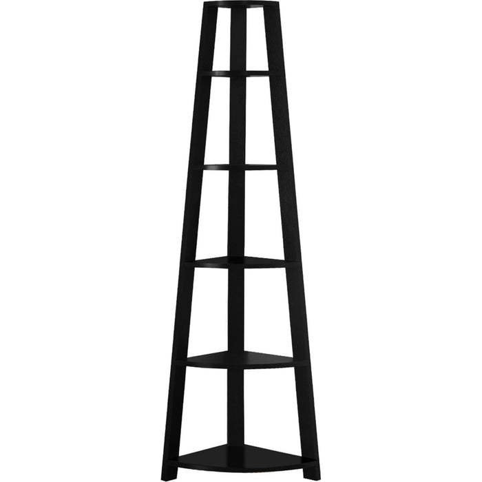 Bookcase - 72"h - Corner Accent Etagere