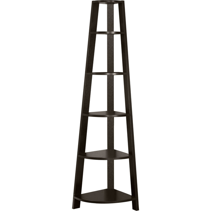 Bookcase - 72""h - Corner Accent Etagere