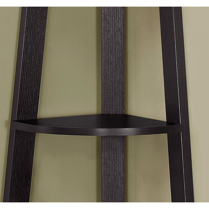 Bookcase - 72""h - Corner Accent Etagere