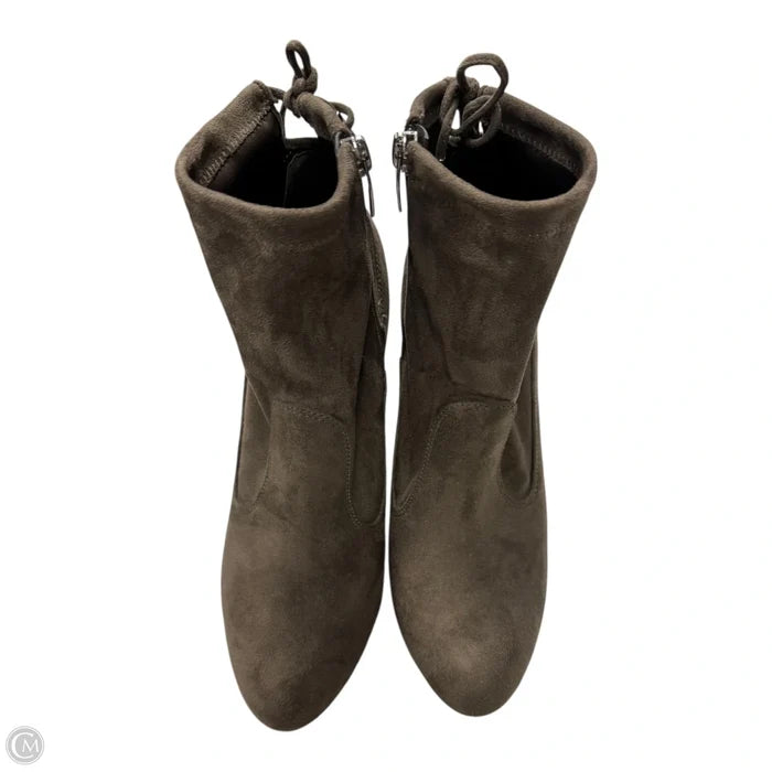 Boots Ankle Heels By Marc Fisher In Brown, Size: 7.5