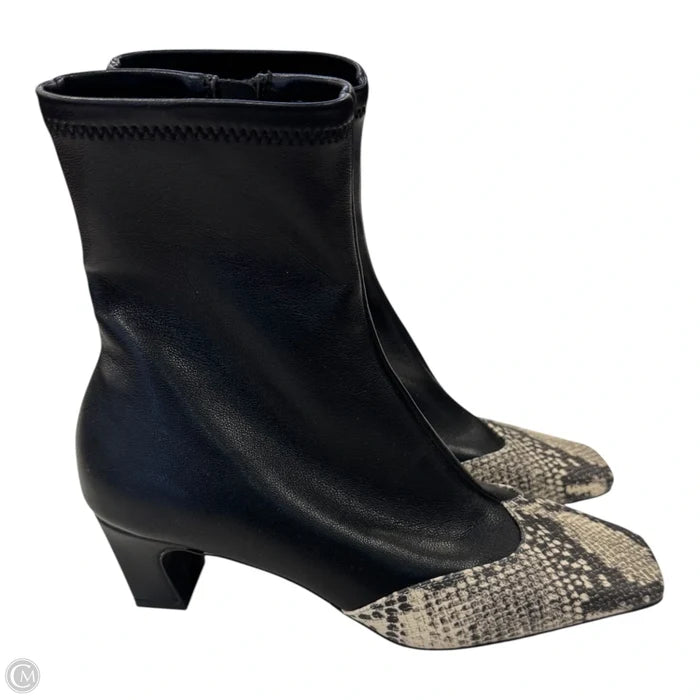 Boots Ankle Heels By Steve Madden In Black, Size: 7