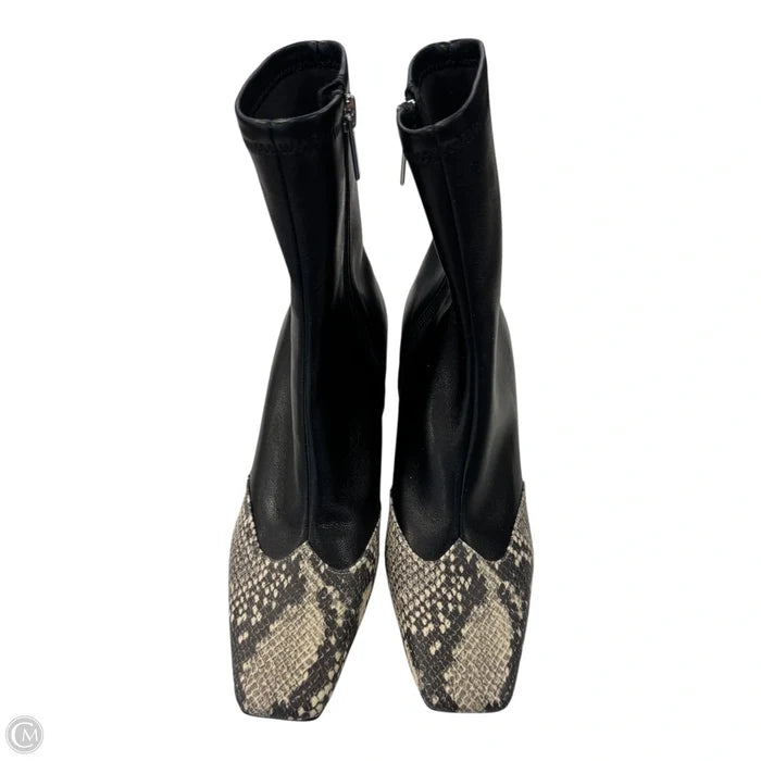 Boots Ankle Heels By Steve Madden In Black, Size: 7