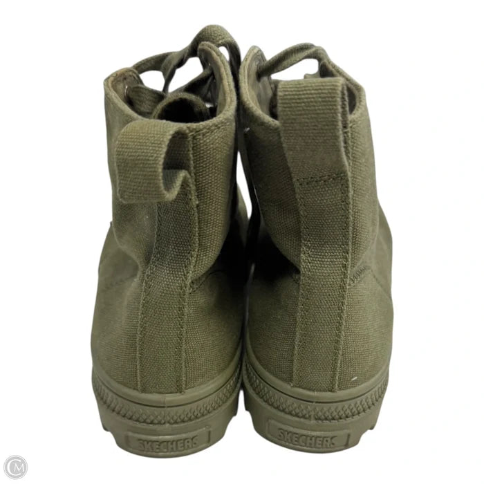 Boots Combat By Skechers In Green, Size: 8