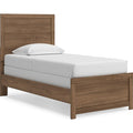 Broachmyn Twin Panel Bed - Auburn