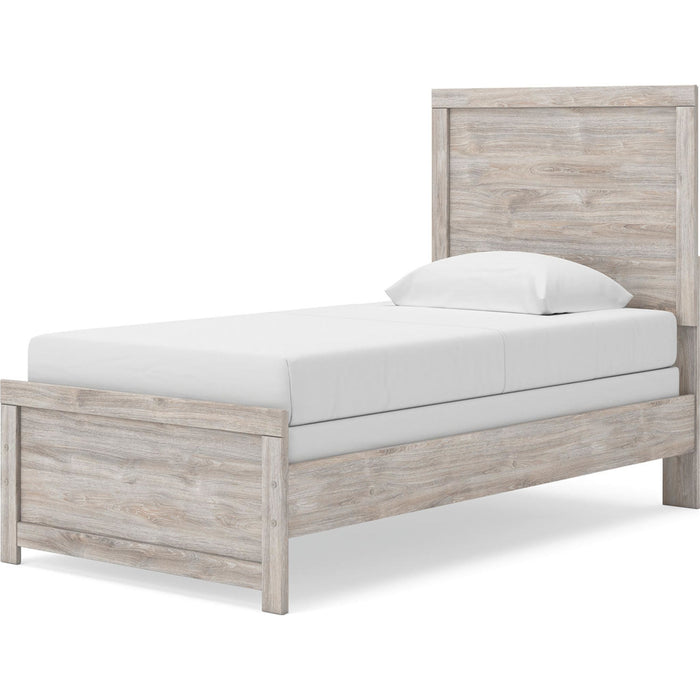 Broachmyn Twin Panel Bed - Gray