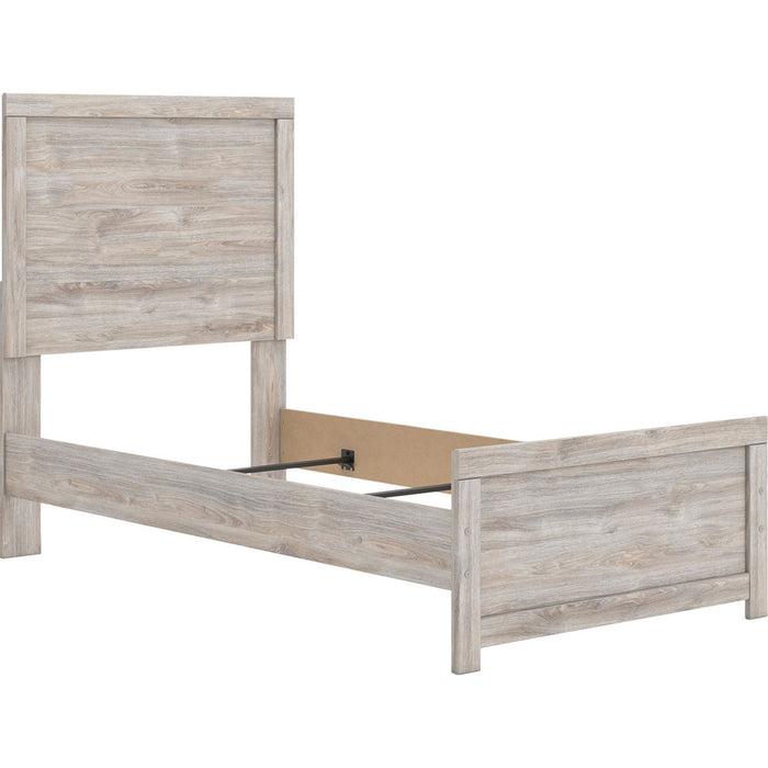 Broachmyn Twin Panel Bed - Gray