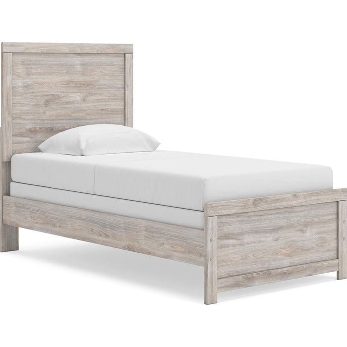 Broachmyn Twin Panel Bed - Gray