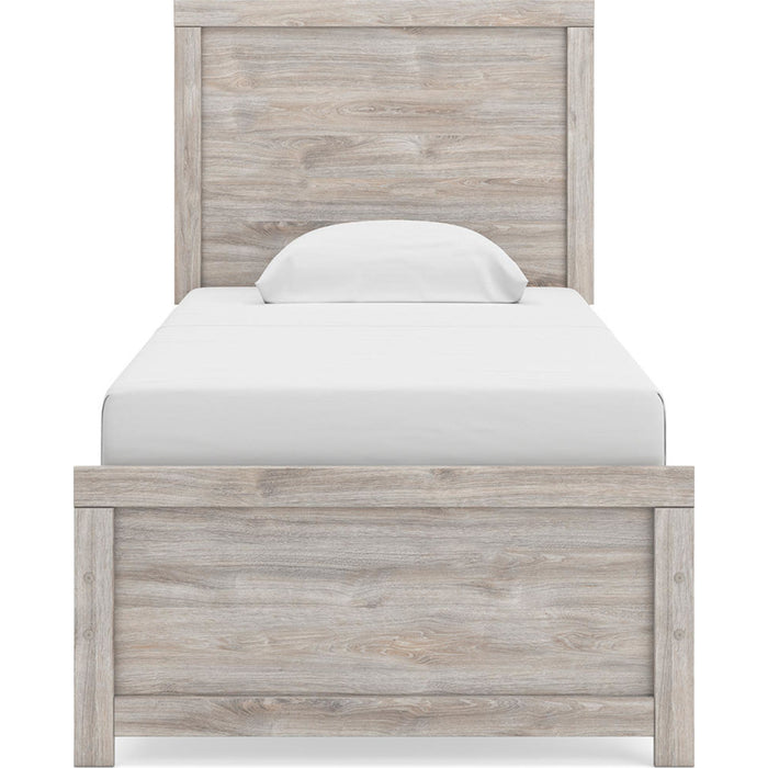 Broachmyn Twin Panel Bed - Gray