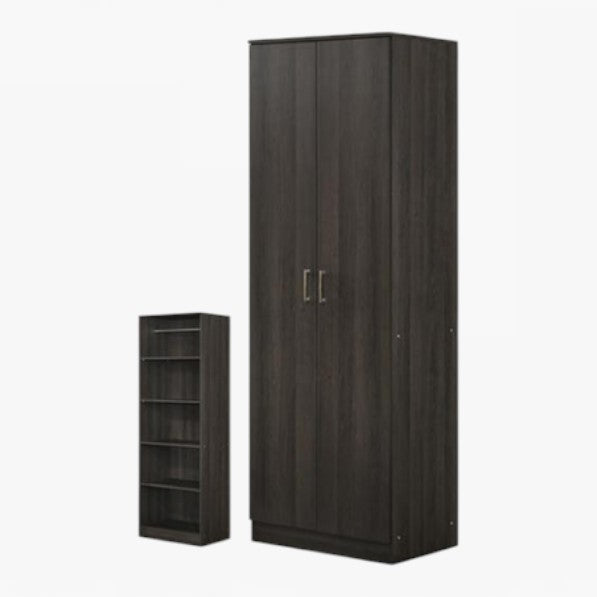 Bruno Open Door Wardrobe -  2 Door
