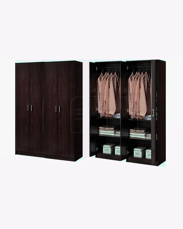 Bruno Open Door Wardrobe - 4 Door