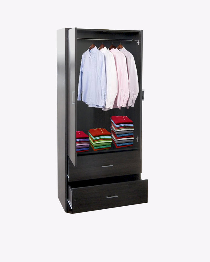 Bruno Open Door Wardrobe with Drawer