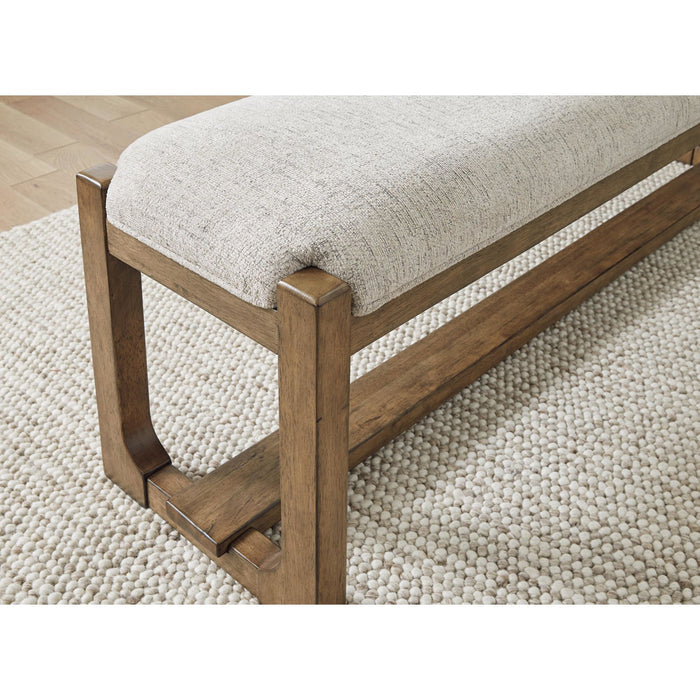 Cabalynn Dining Bench - Oatmeal/Light Brown - (D974-00)