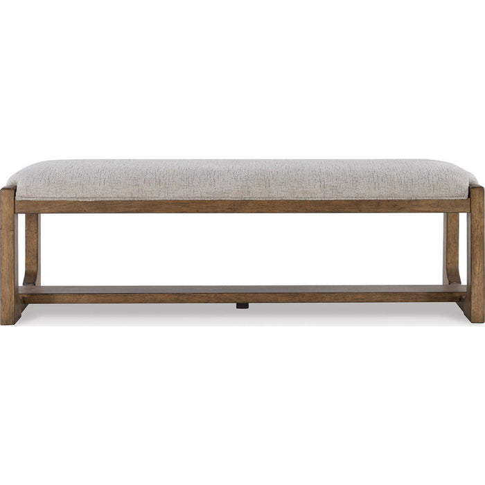 Cabalynn Dining Bench - Oatmeal/Light Brown - (D974-00)