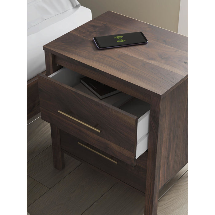 Calverson Nightstand - Mocha