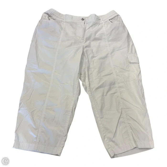 Capris By Chicos In White, Size: L