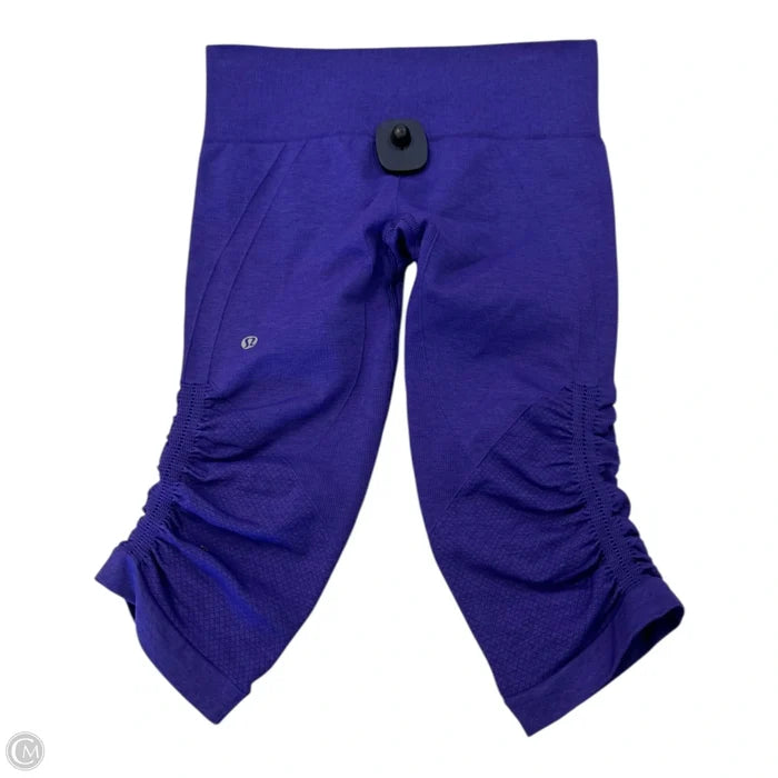 Capris By Lululemon In Purple, Size: 6