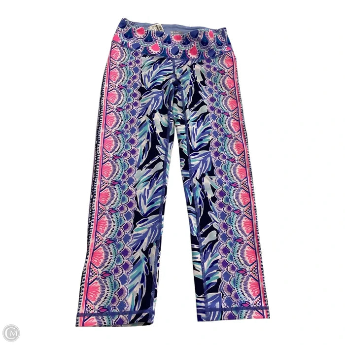 Capris Designer By Lilly Pulitzer In Pink & Purple, Size: Xs