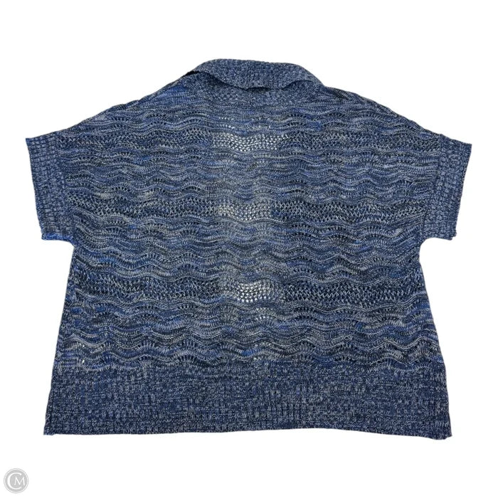 Cardigan By Caribbean Joe In Blue, Size: Xl