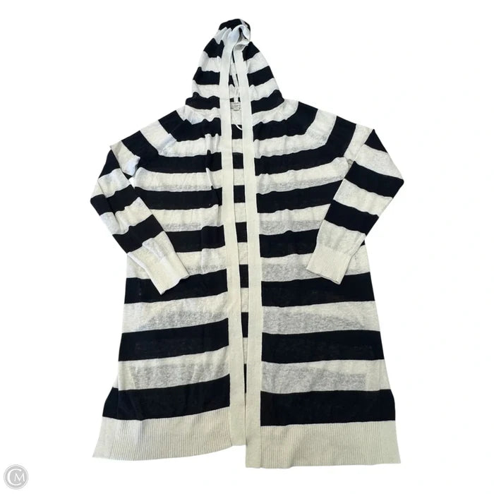 Cardigan By Loft In Striped Pattern, Size: S