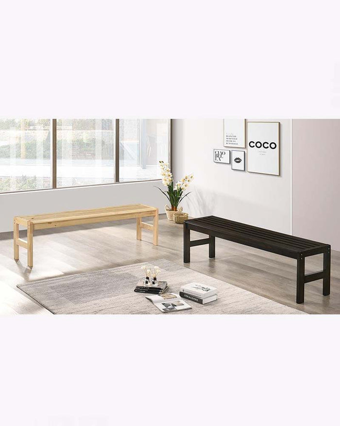 Carlos Wooden Bench